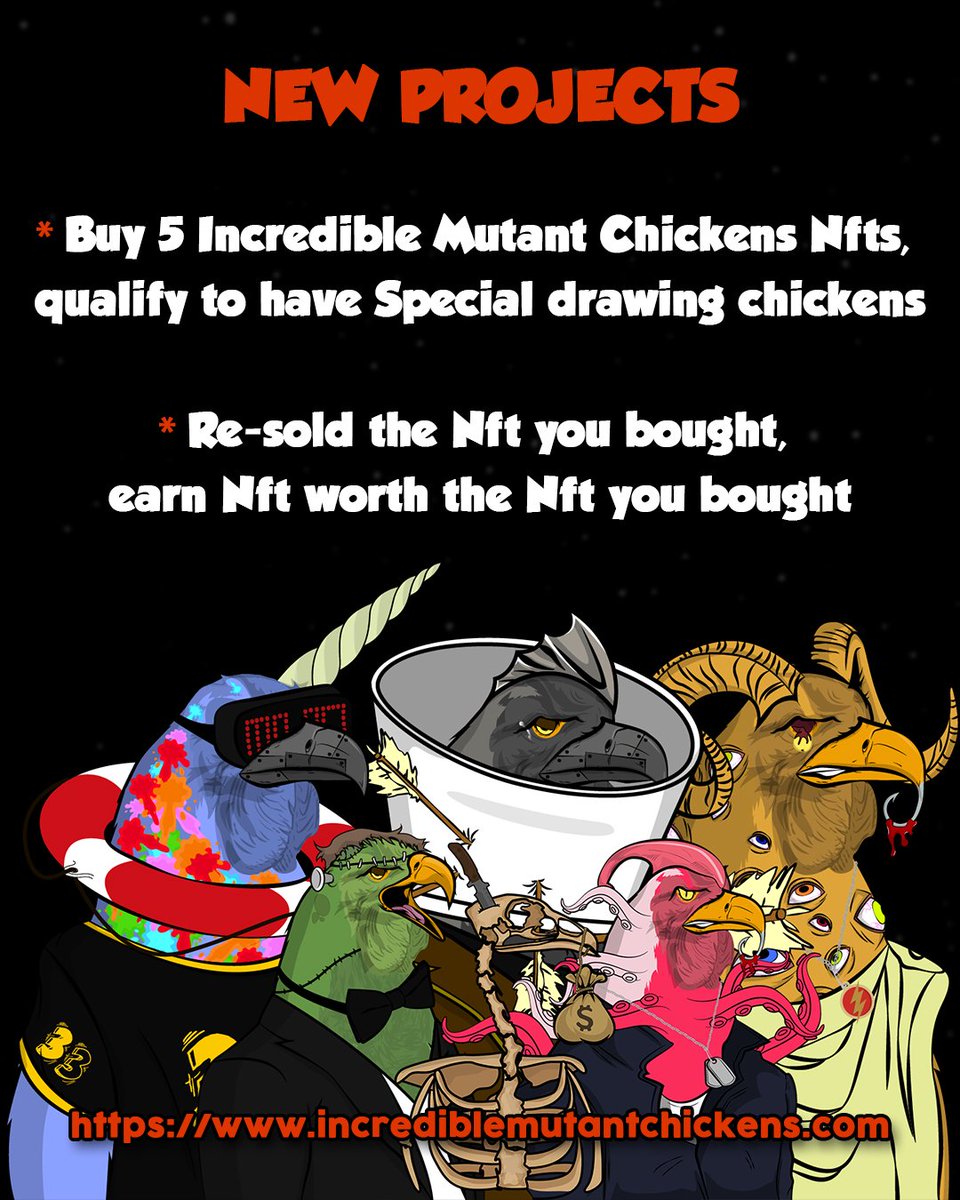Incredible Mutant Chickens tweet media