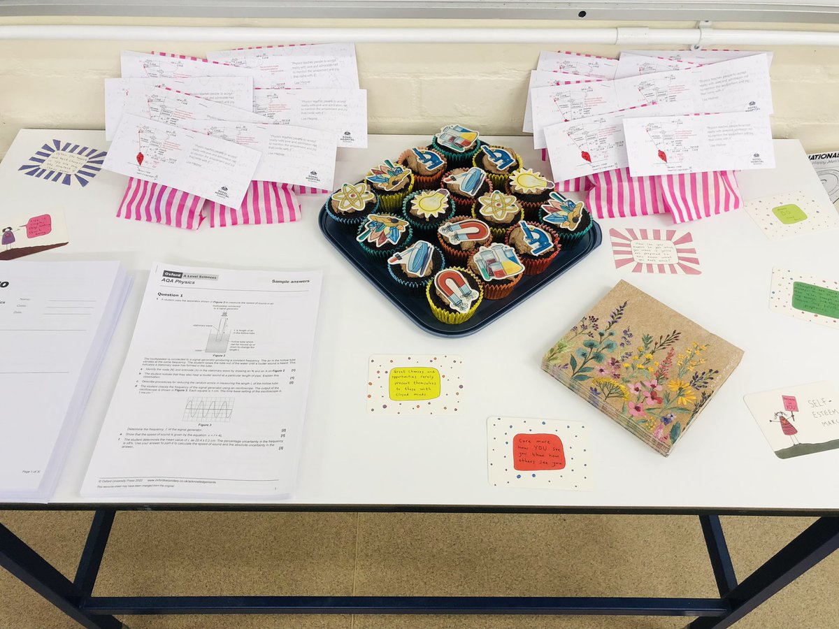 RHS_Science's tweet photo. Leaving gifts for year 13 @RHSSuffolk physics students. You’re never too old to enjoy a spinning top; even better when you understand how they work! The future is what you make it, success is within your reach… #PartofRHS #RHSmademe #PhysicsIsForMe #YouGotThis #nofoodinthelab https://t.co/oONiZWug1S