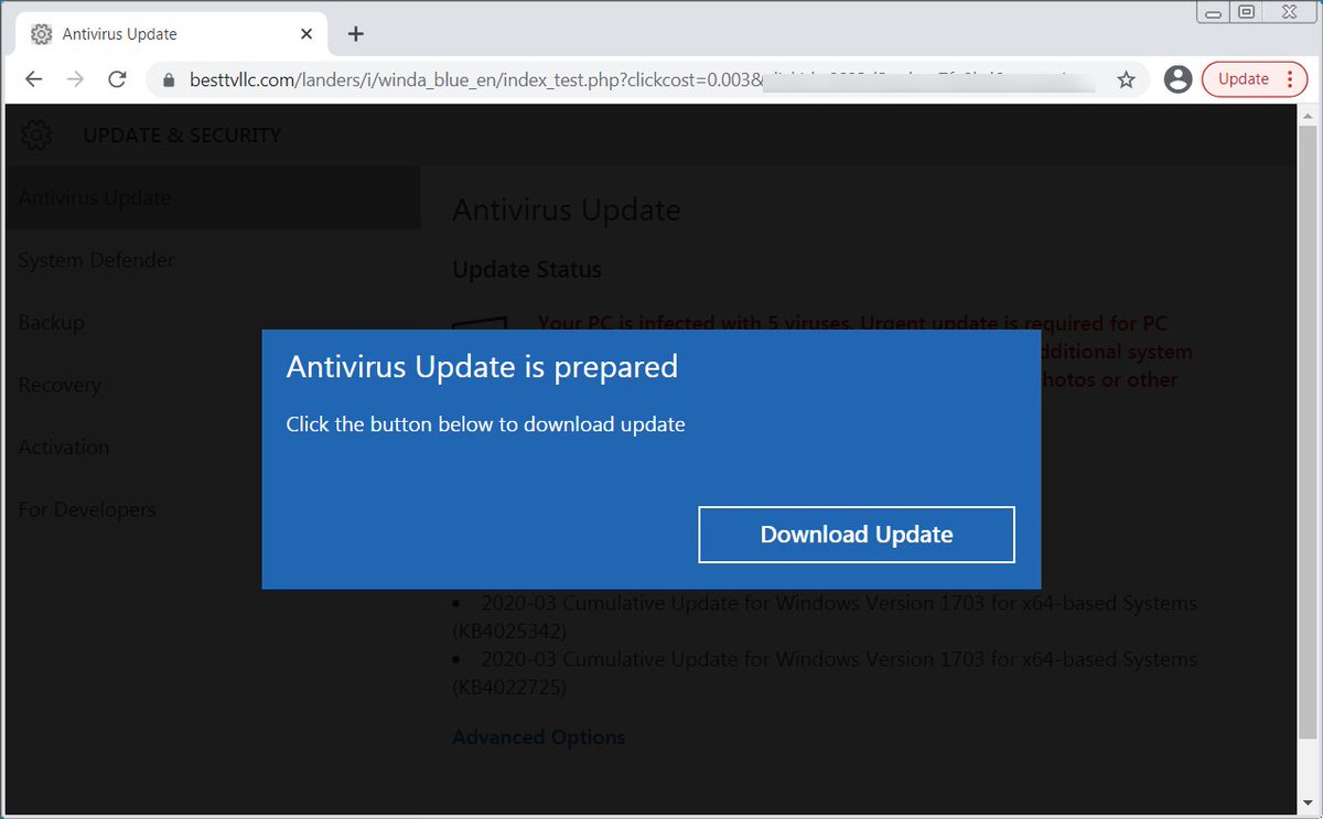 BleepinComputer's tweet image. It&apos;s just an antivirus update. What could go wrong? I am doing it!