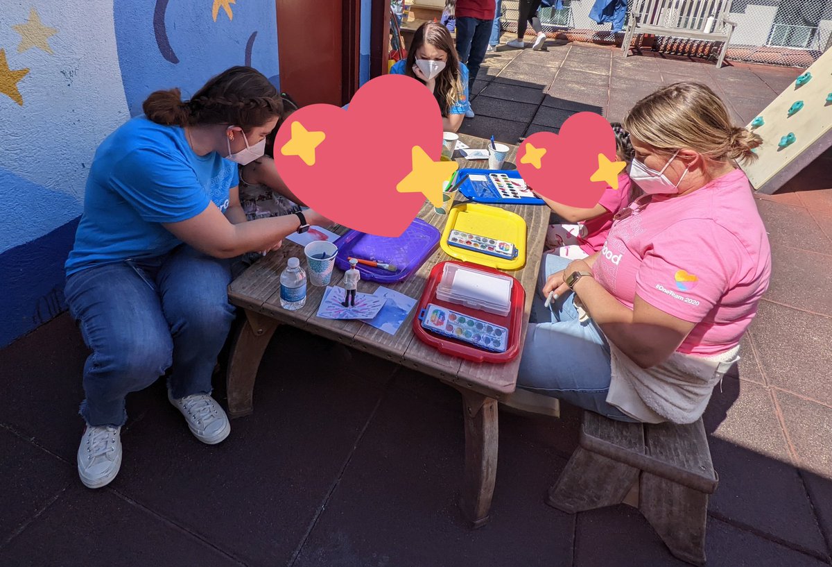 It's a wrap! Turns out SF Tweeps love watercolor art with preschoolers! ❤️❤️❤️💙✅ Thank you @TwitterForGood #TwitterForGoodDay 2022! 
<a href="/compasssf/">Compass Family Services</a>
