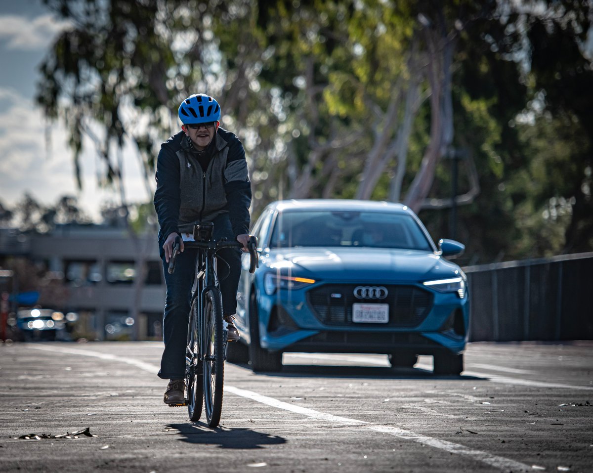 With today as #biketoworkday around the world, we at Spoke are focused on delivering the connected experience that brings you home safely, every trip. A journey where cars digitally see bikes. <a href="/Qualcomm/">Qualcomm</a> @audi

#CarsSeeBikes