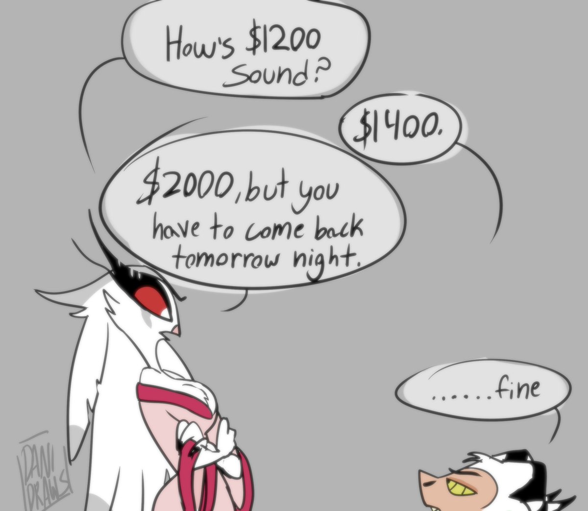 DaniDraws666's tweet photo. This is it guys 😂😂😂💕 #HelluvaBoss #Strella https://t.co/QIlSv21QYp