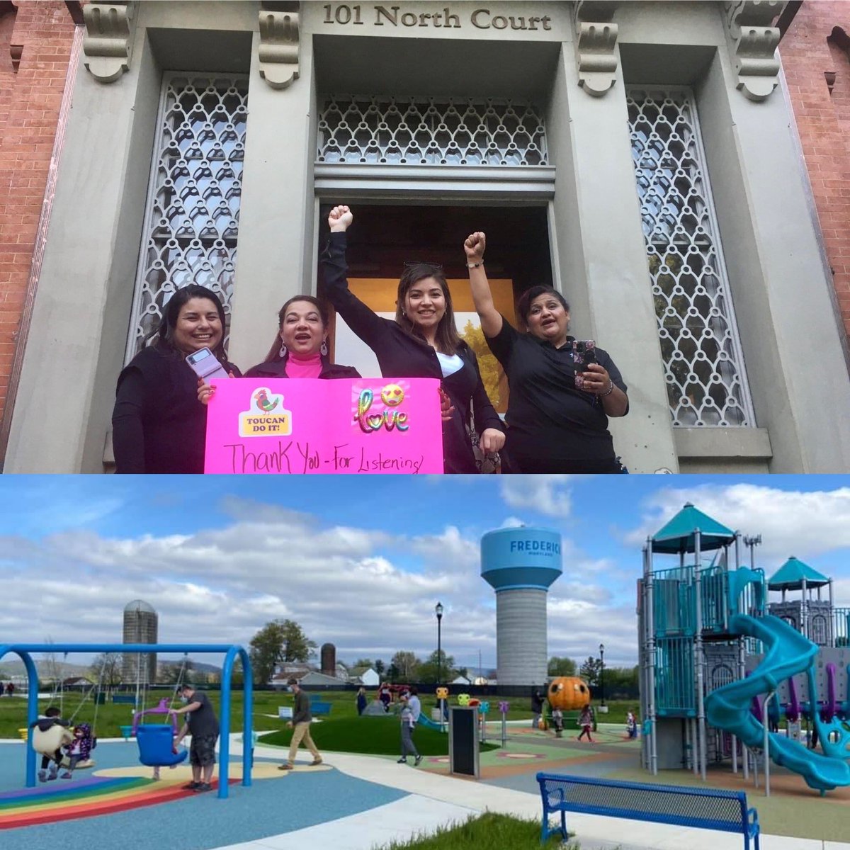 BenMacshane's tweet photo. Last night we voted to pass a true “Working Families Budget” for the City of Frederick! We fought hard and included amazing investments including $7.5M for a brand new Westside Community Center to join Sophie and Madigan's Playground at Westside Park. https://t.co/946nz4DyUP