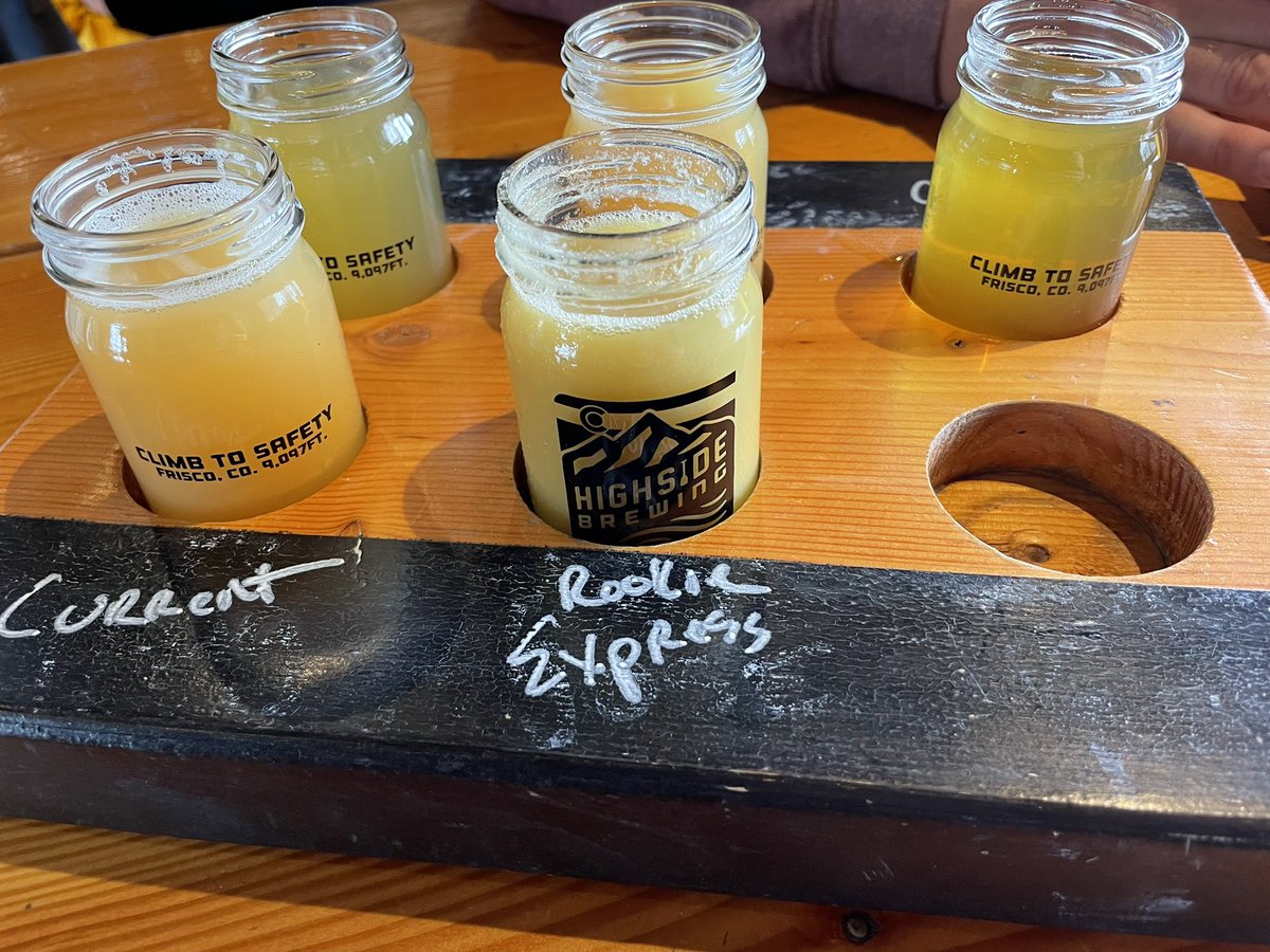 HopSnobbery's tweet photo. My buddy moved out to CO five years ago to help open #highsidebrewing and I FINALLY got back out here. https://t.co/uJ7ZEhMK1o