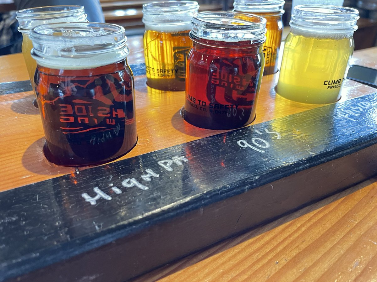 HopSnobbery's tweet photo. My buddy moved out to CO five years ago to help open #highsidebrewing and I FINALLY got back out here. https://t.co/uJ7ZEhMK1o