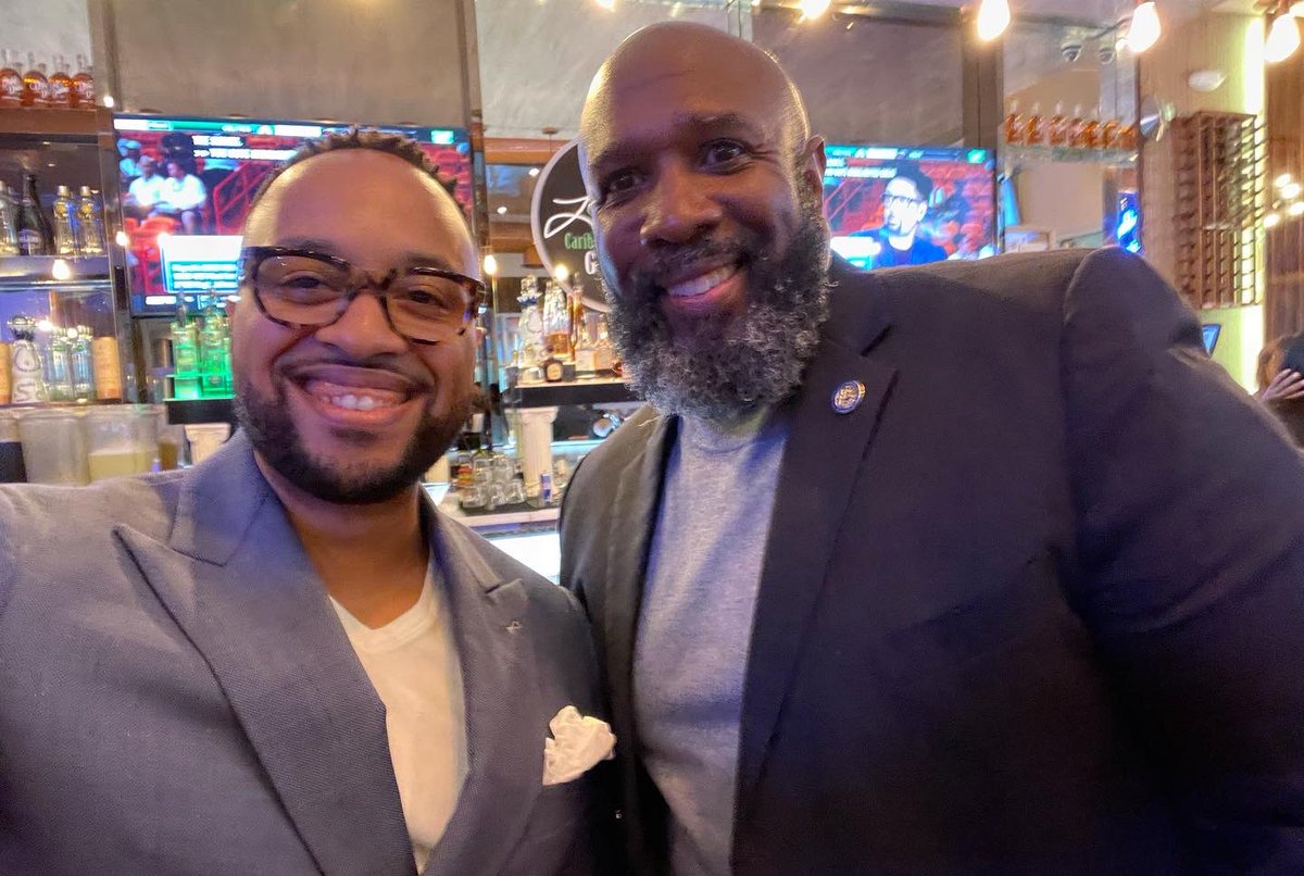 evanshields's tweet photo. Proud to support my friend @ShevrinJones at his SD 34 launch party last night in Miami Gardens! 

Shev’s the gold standard of what political leadership in justice and equity looks like in Florida. We need him back in Tally fighting for us! ✊🏽

#ImWithShev #FLAPOL https://t.co/yZPPjAZ2cJ