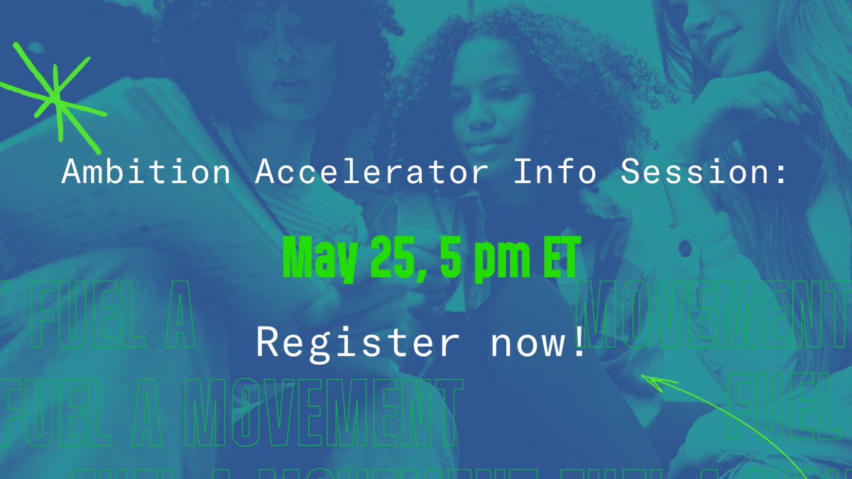 Have questions about the Taco Bell Foundation #AmbitionAccelerator? Join our info session on May 25, 5 pm ET, here: ow.ly/Yxcn50JezL0

Anyone can text AMBITION to 571-622-1066 to sign up for text updates and reminders about this opportunity!