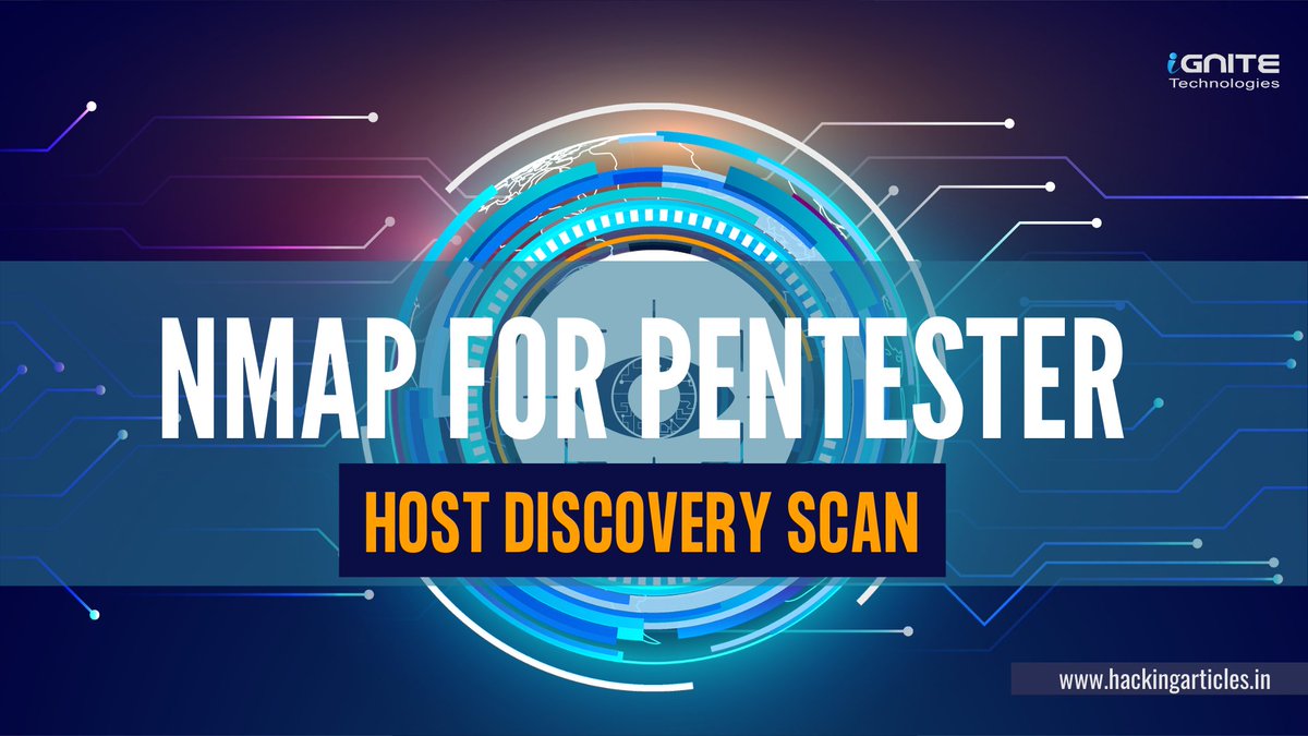 hackinarticles's tweet image. Best of Nmap Tutorial

Host Discovery
hackingarticles.in/nmap-for-pente…

Output Scan
hackingarticles.in/nmap-for-pente…

Vulnerability Scan
hackingarticles.in/nmap-for-pente…

Password Cracking
hackingarticles.in/nmap-for-pente…

#infosec #cybersecurity #cybersecuritytips  #pentesting #oscp #redteam  #informationsecurity