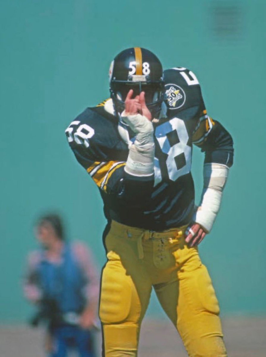 Jack Lambert was such a badass he’d tackle you and then tell you your dick wasn’t big enough for you to challenge him.