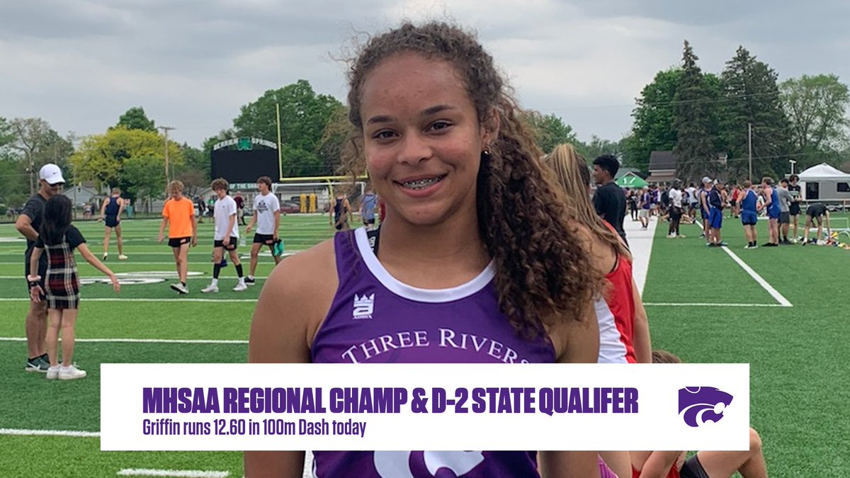 trhswildcats's tweet photo. 🏃‍♀️GIRLS TRACK &amp; FIELD: Griffin Regional Champ &amp; State Qualifer in 100m Dash today... https://t.co/6hASj6DWHR