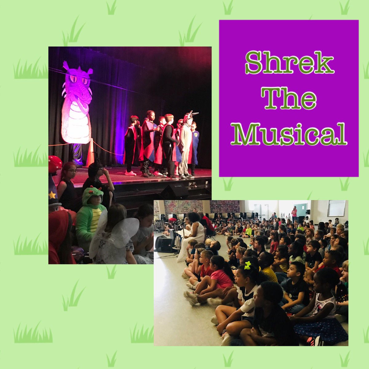 K-2 got a sneak peek of Shrek the Musical and it was AMAZING! Parents, you will be so proud of your ESE stars! @eseSOAR <a href="/HumbleISD_ESE/">Eagle Springs Elem</a> #musical
