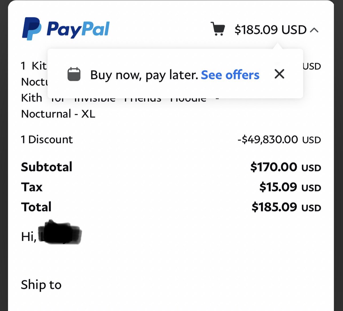 Gotta love that IF holder discount 💯 <a href="/InvsbleFriends/">Invisible Friends</a> <a href="/KITH/">Kith</a>