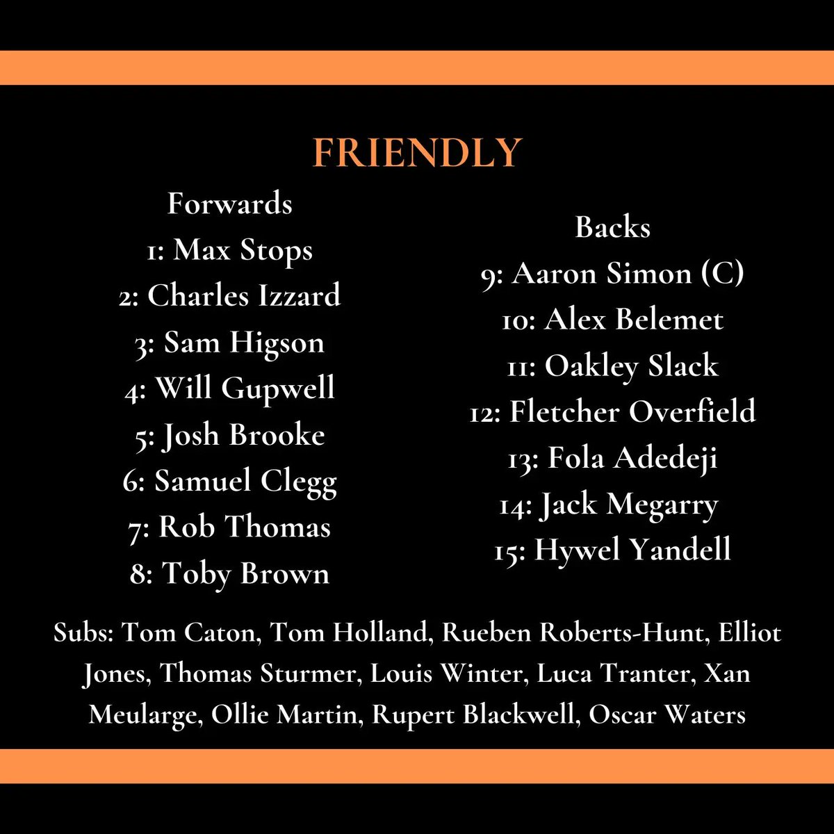 Exeter Engineers RFC tweet media