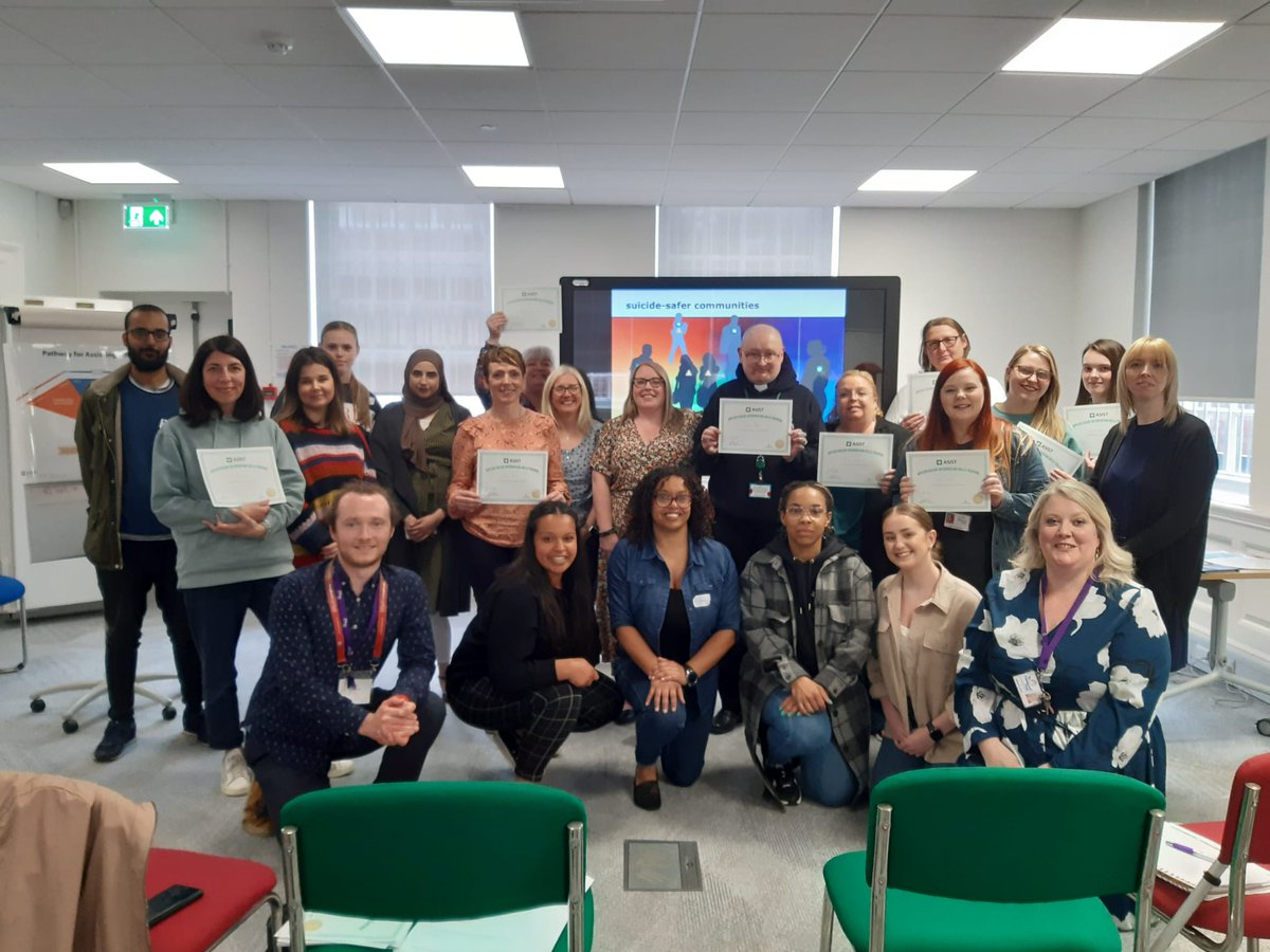 21 more ASIST  trained individuals in #SANDWELL.  Great bunch of delegates. DM if you want to know more ! #ASIST #suicide #SuicidePrevention  <a href="/Kaleidoscope_PG/">The Kaleidoscope Plus Group</a>