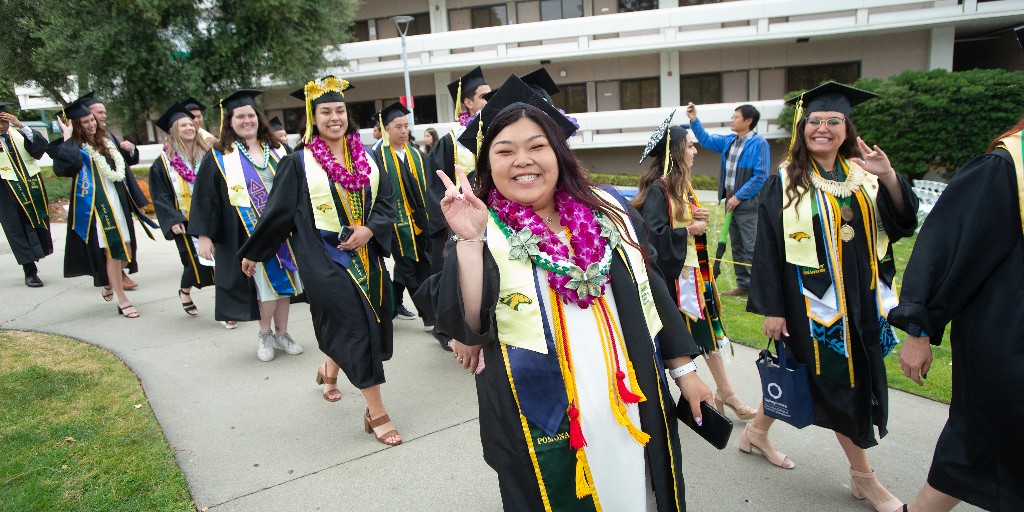 calpolypomona's tweet image. We're so proud of our 2022 graduates from The Collins College of Hospitality Management! The next class from one of the finest hospitality management schools in the country is ready to go make their mark on the world! #CPPgrad 🎓