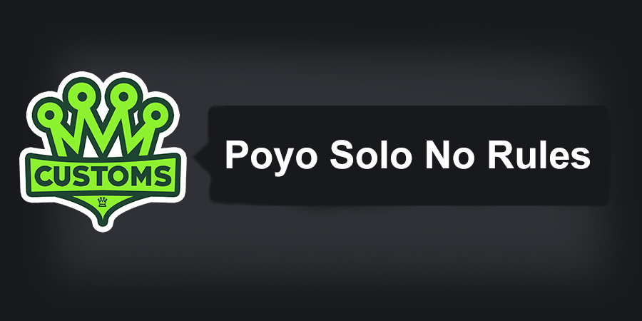 PoyoCup's tweet photo. Poyo Solo No Rules Customs !

First 1500 to verify only will be able to stay on the server . Those who do not verify WILL be kicked.

After this server will be closed and you will need to join by twitter invite.

Infinite Invite link : https://t.co/mLIB7wJHsC https://t.co/wJiHJHRE2E
