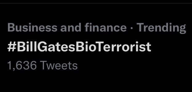 ConspiraciesCo's tweet image. I couldn’t think of a more perfect hashtag to be trending. #BillGatesBioTerrorist