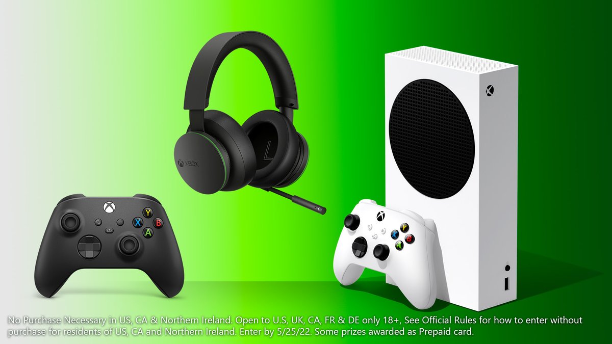 LAST CALL FOR ANYONE WHO WANTS TO WIN PRIZES Join the Xbox Game Pass Ultimate Play Sweepstakes and play for at least one hour straight (easy, right?) for a chance to win prizes like these 👇 Full rules here: xbx.lv/3yXrPB0 Available in US, UK, CA, DE, & FR