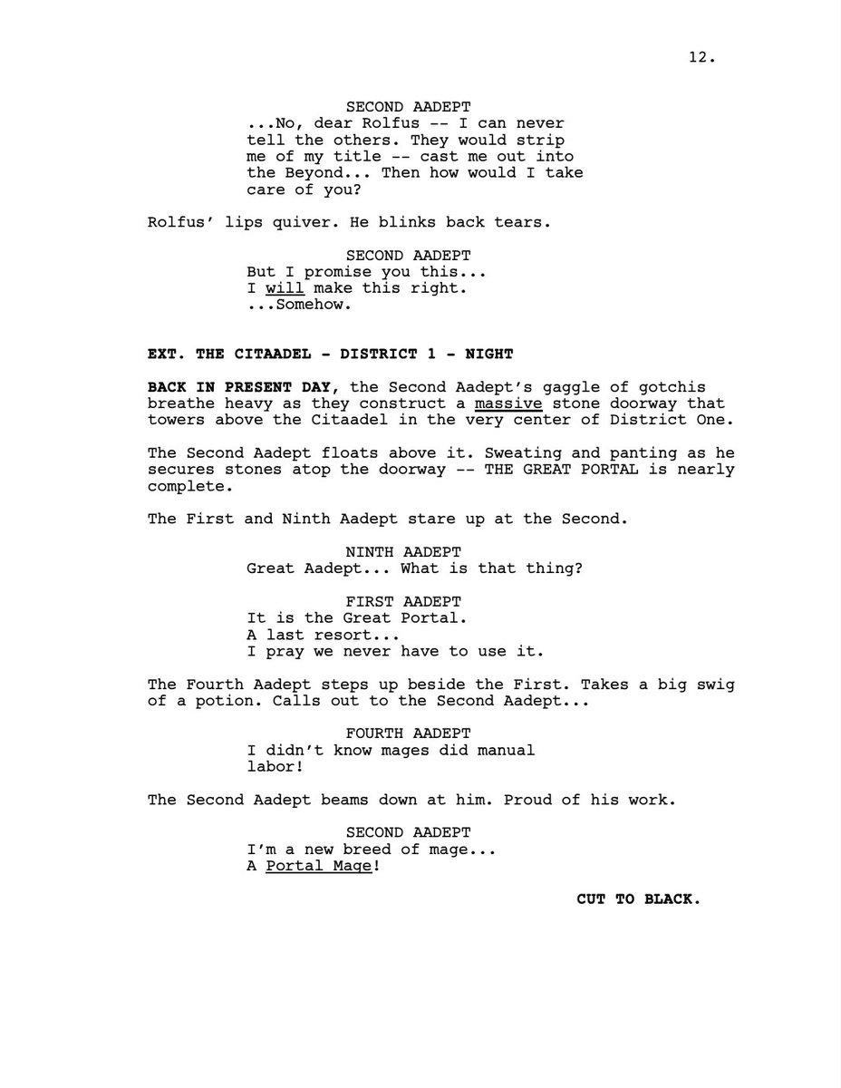 🪄🔮🚪🔮🪄

Behold the Great Portal…

THE NINE AADEPTS: EPISODE TWO
Page 12. (Final page) 🎬 

#Aavegotchi #GotchiGang #Gotchiverse #P2E #DeFi #NFT