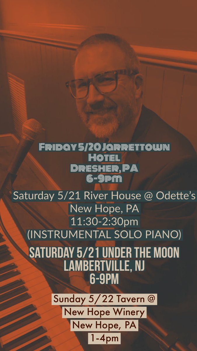 RussellSings's tweet photo. @newhopewinery 
#amblerpa #dresherpa #newhopepa #lambertvillenj #lambertville #buckscounty #buckscountypa #amblereats #montgomerycountypa #HunterdonCounty #hunterdoncountynj  #lambertvilleeats #newhopeeats #riverhouseatodettes #underthemoonlambertville #jarrettownhotel https://t.co/xANrNB8hZ7