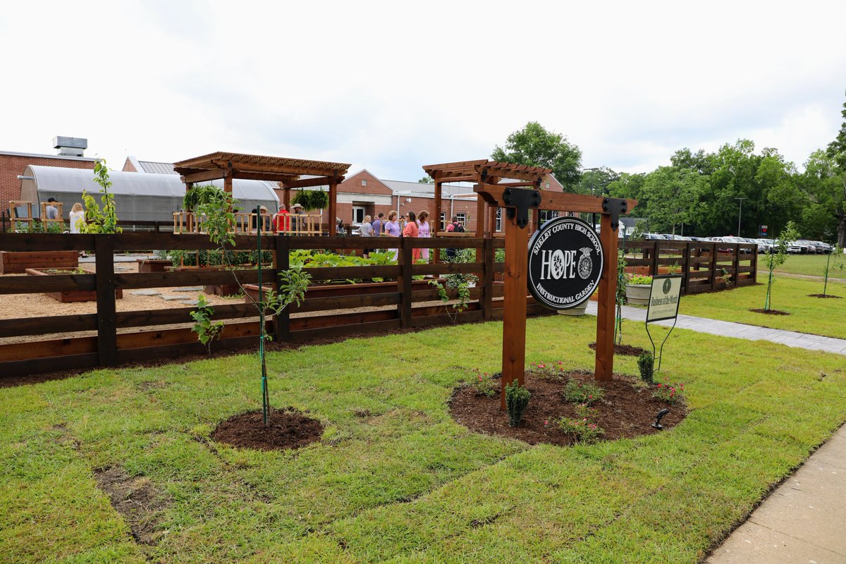 Shelby Co Schools AL (@shelbyalschools) on Twitter photo Excited students and supporters were on hand today for the official ribbon cutting of the H.O.P.E. (Herbs Offering Personal Enrichment) Instructional Garden at Shelby County High School. The garden was a joint project of the Working Wildcats and FFA students. Excited students and supporters were on hand today for the official ribbon cutting of the H.O.P.E. (Herbs Offering Personal Enrichment) Instructional Garden at Shelby County High School. The garden was a joint project of the Working Wildcats and FFA students.