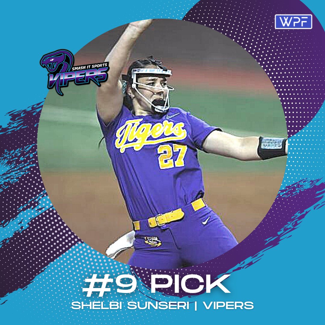 𝙒𝙞𝙩𝙝 𝙩𝙝𝙚 9𝙩𝙝 𝙥𝙞𝙘𝙠...

The <a href="/SmashIt_Vipers/">Smash It Sports Vipers - Pro Womens Fastpitch Team</a> select pitcher, from <a href="/LSUsoftball/">LSU Softball</a>, Shelbi Sunseri!