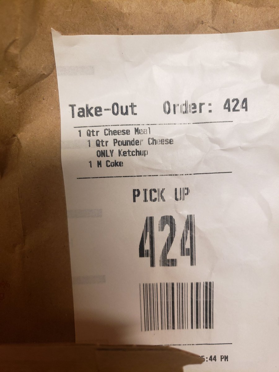 ChickOfHorror's tweet photo. Hey @McDonalds ummmm can I get some kind of compensation? I asked for 1/4 WITH CHEESE I got a plain burger.... I paid $10 for this meal! I'm really hangry now. #hangry #McDonalds #badorder #wtf https://t.co/9X8YFDgmZT