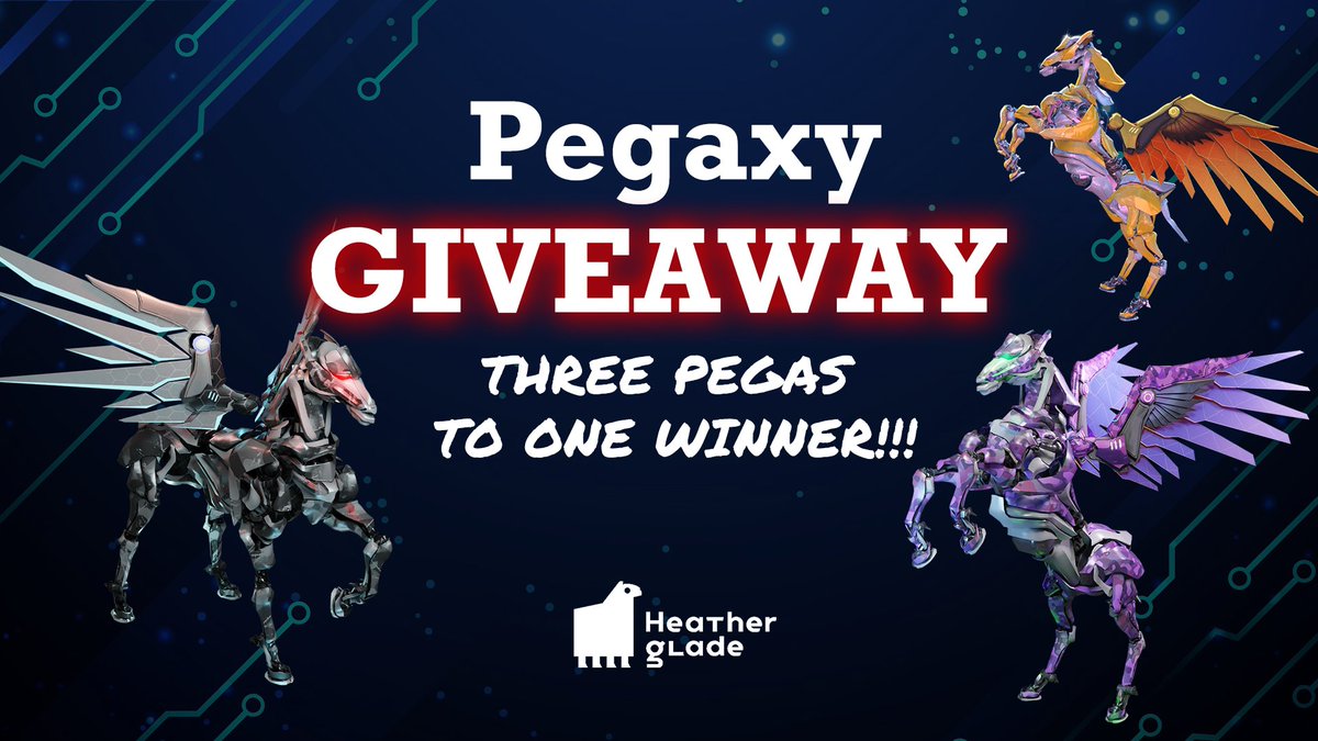 EGO_DAO's tweet photo. #GiveawayAlert #pegaxygiveaway 

🤑#PegaxyScholarship GIVEAWAY! 🤑
 
✨3 PEGAS to ONE winner!!!✨

✨ Follow, Retweet, Tag 2 friends &amp; add Matic walet 
👉 Results on Monday!

#heatherglade #pegaxy #NFTGiveaways #NFTGiveaway
#giveaway #p2e #p2egaming  #nftgame #Visarmy #p2egames https://t.co/iBDdbYuwB9