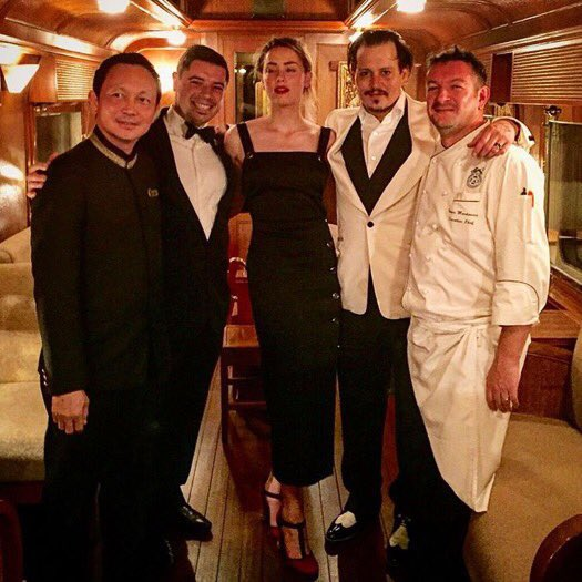 brittannia_a's tweet photo. let it be know that amber heard stated under oath in VA that the photo on the right was photoshopped - it wasn't. russel wong just came forward today with another photo (on the left) which confirms that johnny depp did, in fact, have a black eye. #justiceforjohnnydepp https://t.co/605MYCyVcM