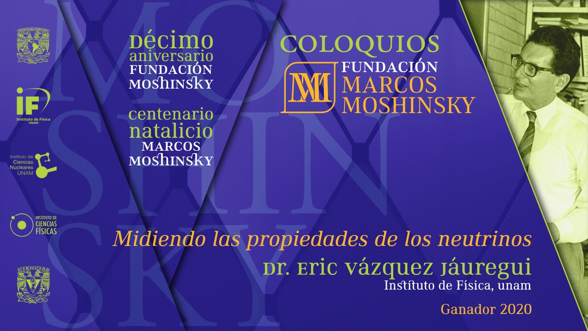 IF_UNAM's tweet photo. 📰 Los neutrinos ofrecen una oportunidad única para estudiar la física del Modelo Estándar de alta precisión. De esto se habló en el noveno coloquio de la Fundación Marcos Moshinsky: https://t.co/gKKkZRCBhE
#Neutrino #Moshinsky #IFUNAM https://t.co/sctXEICV77