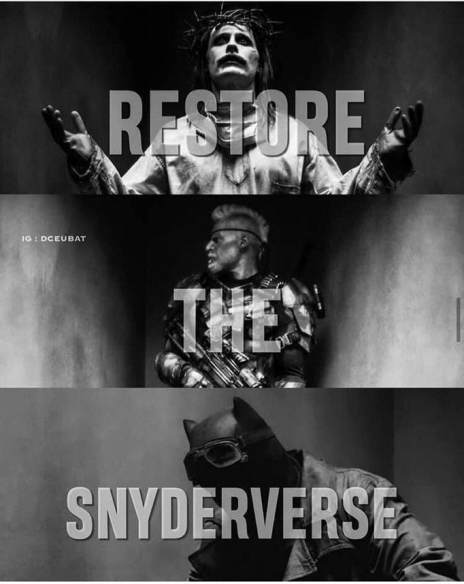 SnyderVerse18's tweet photo. If you see this tweet, reply with #ReleaseTheAyerCut https://t.co/rgvFFZPVV6