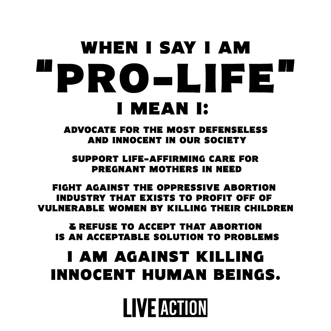 Live Action On Twitter We Are Pro life Because Murdering Innocent live-action-on-twitter-we-are-pro-life-because-murdering-innocent