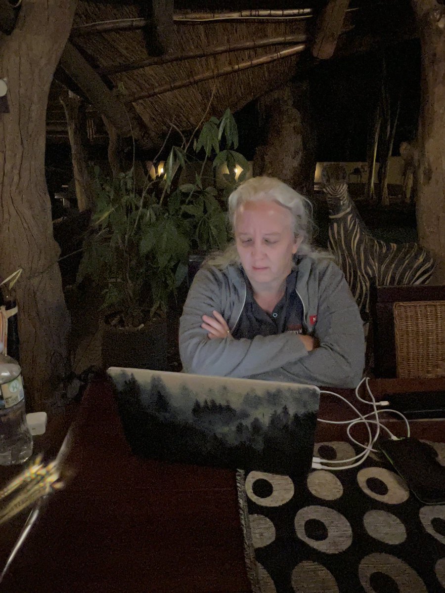 Logging in to ESCRA’s cancer across species conference from South Africa! Thanks #arizonacancerandevolutioncenter for sponsoring!