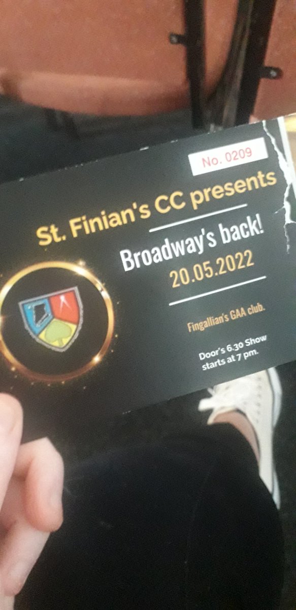 Supporting <a href="/StFiniansCC/">StFiniansCC</a> tonight 🤩🤩