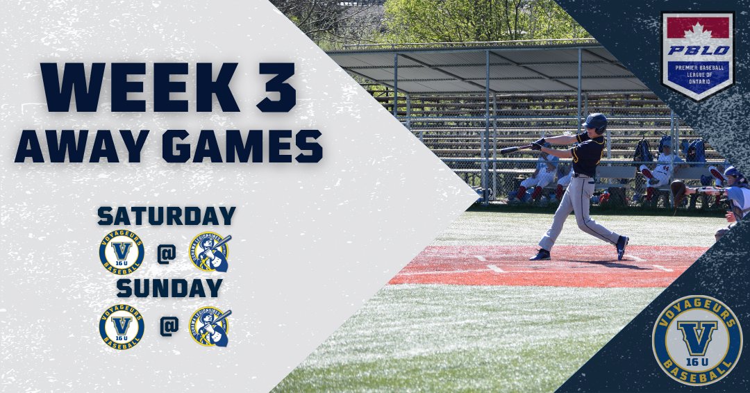 The 16u Voyageurs will be on the road again this week as they take on the Oshawa legionaries at Kinsmen Stadium in Oshawa! Wish the boys luck on their road trip! @ThePBLO #baseball #sudbury #ontario #canada #voyageursbaseball