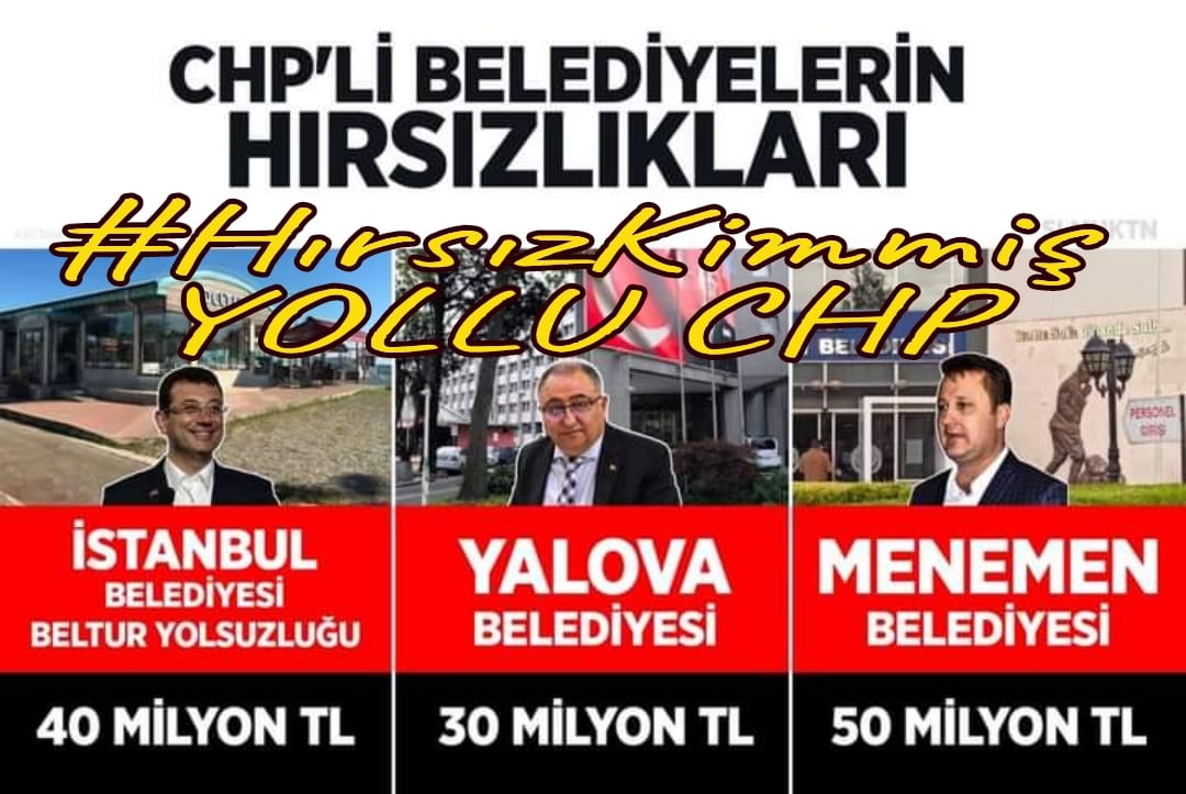 Vurgun dediğin böyle olur...!
Ya ajans adı altında,yada heykelcik...
Yiğin efendiler yiğin...
Çatlayana kadar yiğin
#HırsızKimmiş
YOLLU CHP
🇹🇷
@BenbiImem 
@MB_VatanDelisi 
@mai_ve_siyah34 
@ycelgelibolu 
@KE__HA 
@G_Karabiber 
@_____KATRE____ 
@_muhendis61 
@CelikelSelda