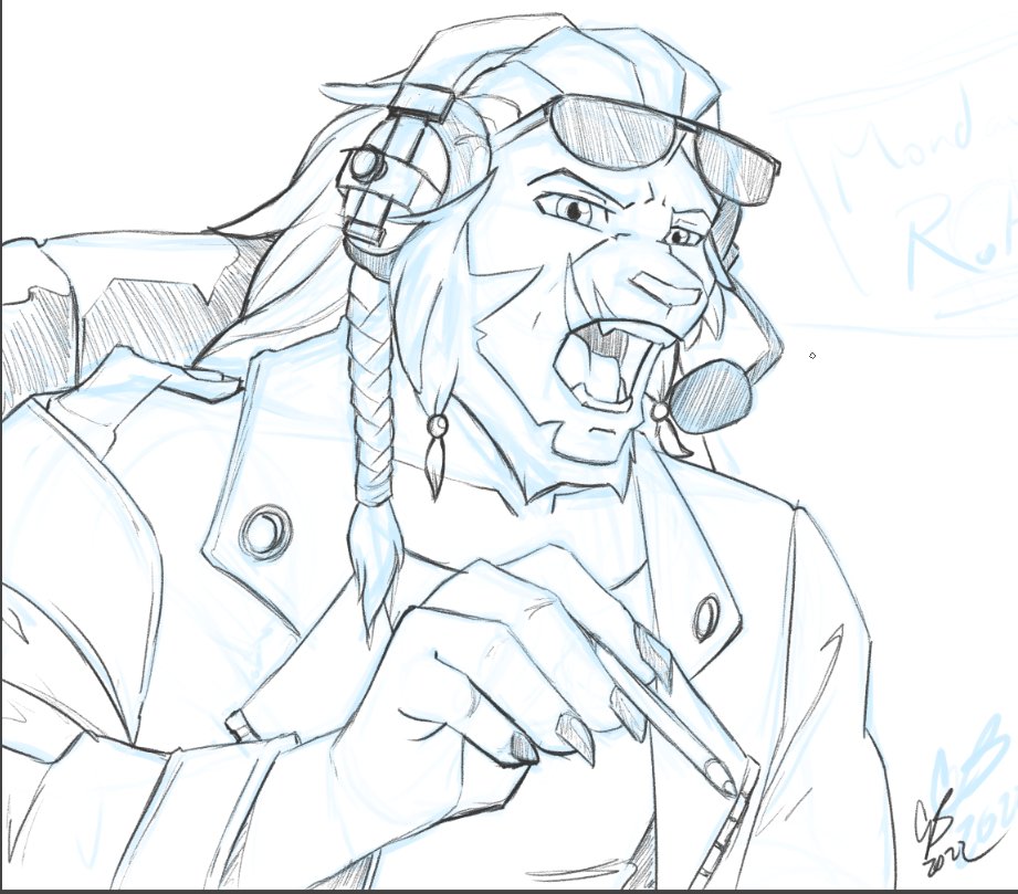 KiskiCreates's tweet photo. Batu commentating on a super intense fight.
#ff14art #sketchart #commissionsopen #art https://t.co/ctTx37uRFH