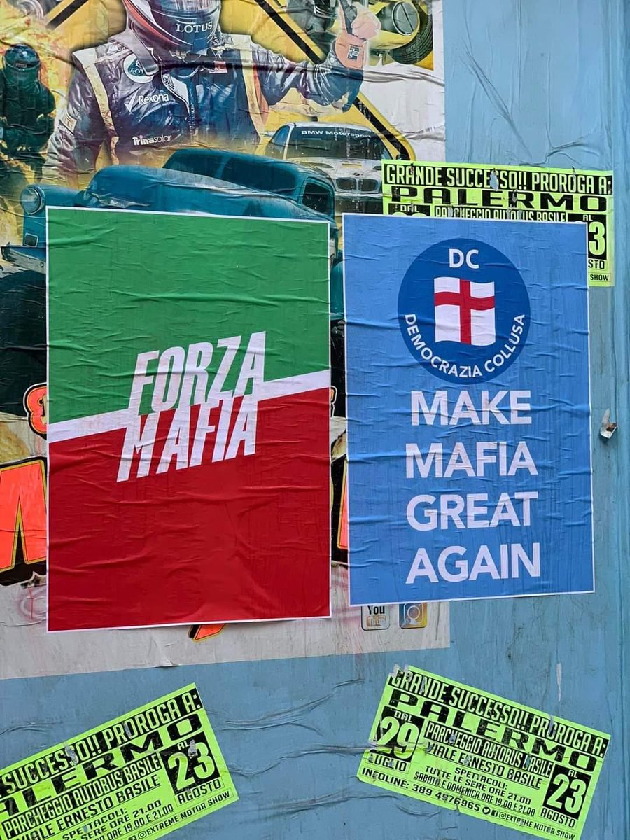 claudioarestivo's tweet photo. Buongiorno da Palermo.
#nomafia #Amministrative2022 #propagandalive #23maggio https://t.co/n6cgnfjEqy