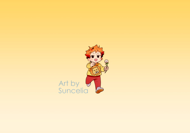 1boy male focus solo brown eyes orange hair open mouth male child  illustration images