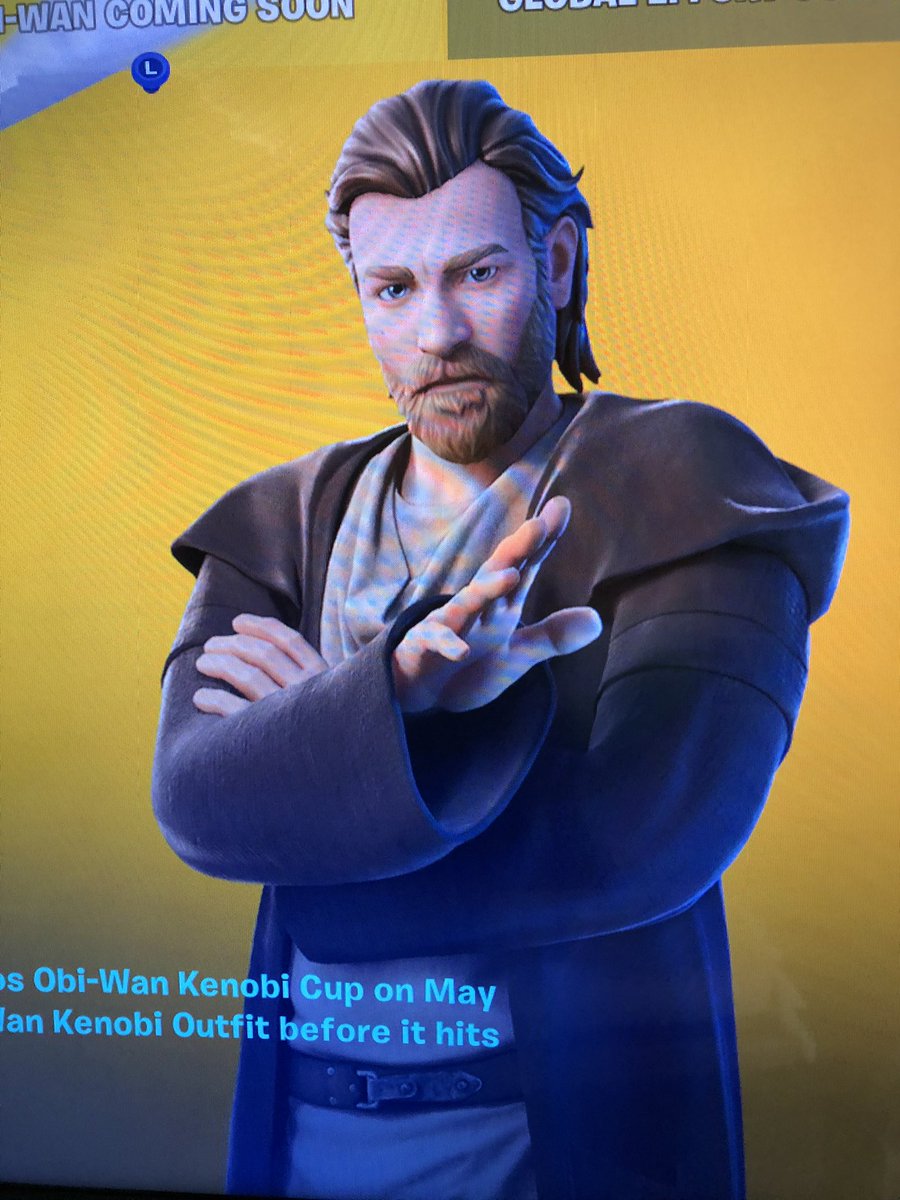 Dy2R8's tweet photo. #ObiWan coming soon #Fortnite https://t.co/SoJWZgxNAt