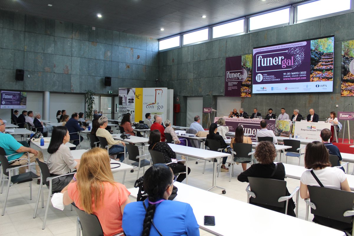 EXPOURENSE's tweet photo. 4.000 visitas profesionales de 14 países apoyan el regreso de #Funergal tras cuatro años sin celebrarse
INFUNER, Sortem, neoMemorial, Gesmemori reciben los “Premios Internacional” que incluyeron un reconocimiento a Grupo Albia y a Antonio García-Aliende
https://t.co/UPao5IyFvH https://t.co/336u0oJTgK