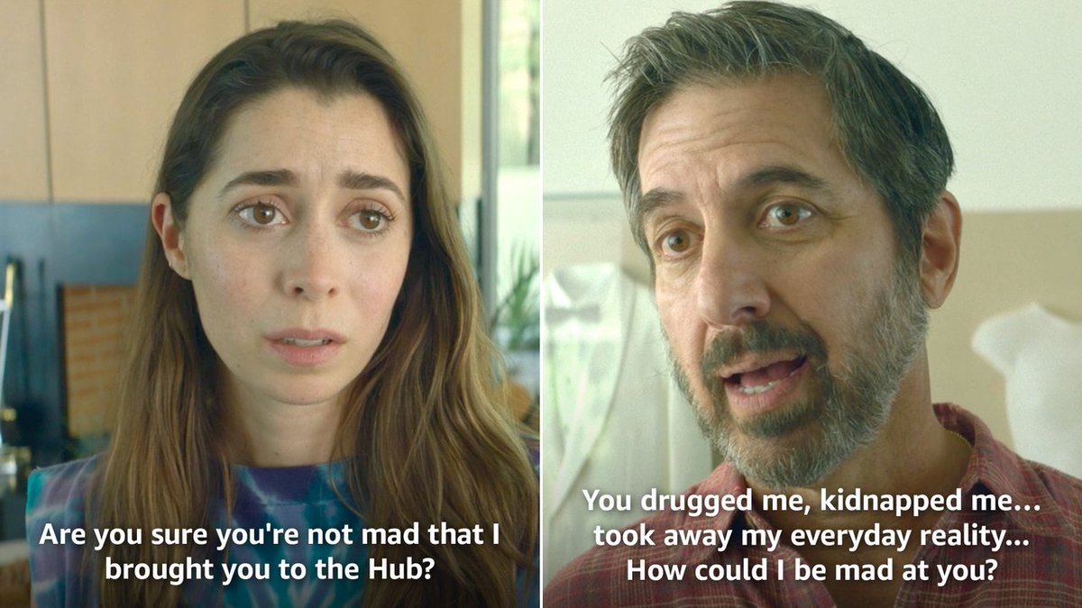 Hazel and Herbert's family status: it's complicated.

#MadeForLove Season 2 is now streaming!