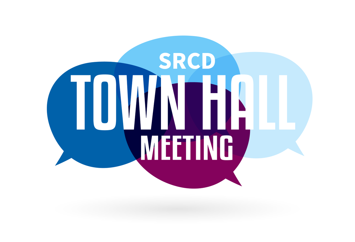 SRCDtweets's tweet image. [EVENT] Virtual Town Hall for SRCD Members on May 27 at 11:00am EDT. Register and submit your questions, ideas, concerns, and comments here: bit.ly/3lwUBk4