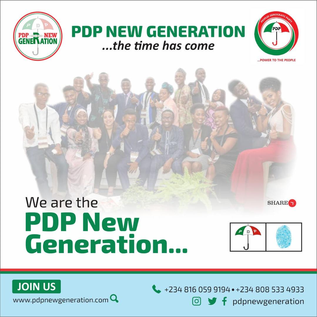 AmuludunOmoOwo's tweet image. *WE ARE THE FUTURE*

*WE ARE THE PDP NEW GENERATION*

...the time has come

#JoinPDP
#GetPVC
#VotePDP

PDP NEW GENERATION
pdpnewgeneration.com