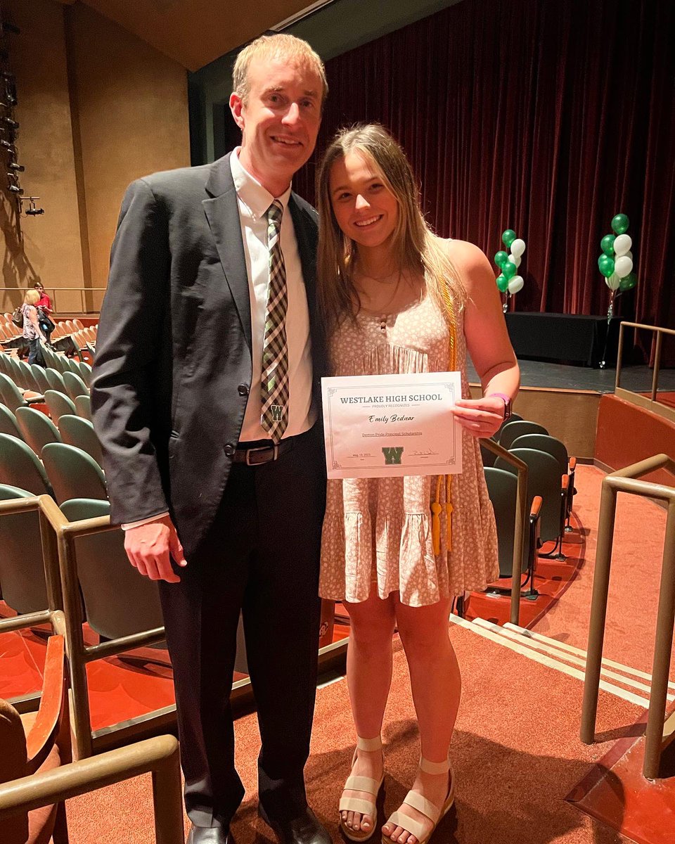 Thank you so much for the Demon Pride Principle and all the kind words!! It’s been a great 4 years cheering on all my demons!! 😈😈<a href="/WHS_Westlake/">Westlake High School</a> @JMorgan_WHS @DJShaw_WHS #hornsup <a href="/WHS_StuSection/">WESTLAKE STU.SECTION</a>