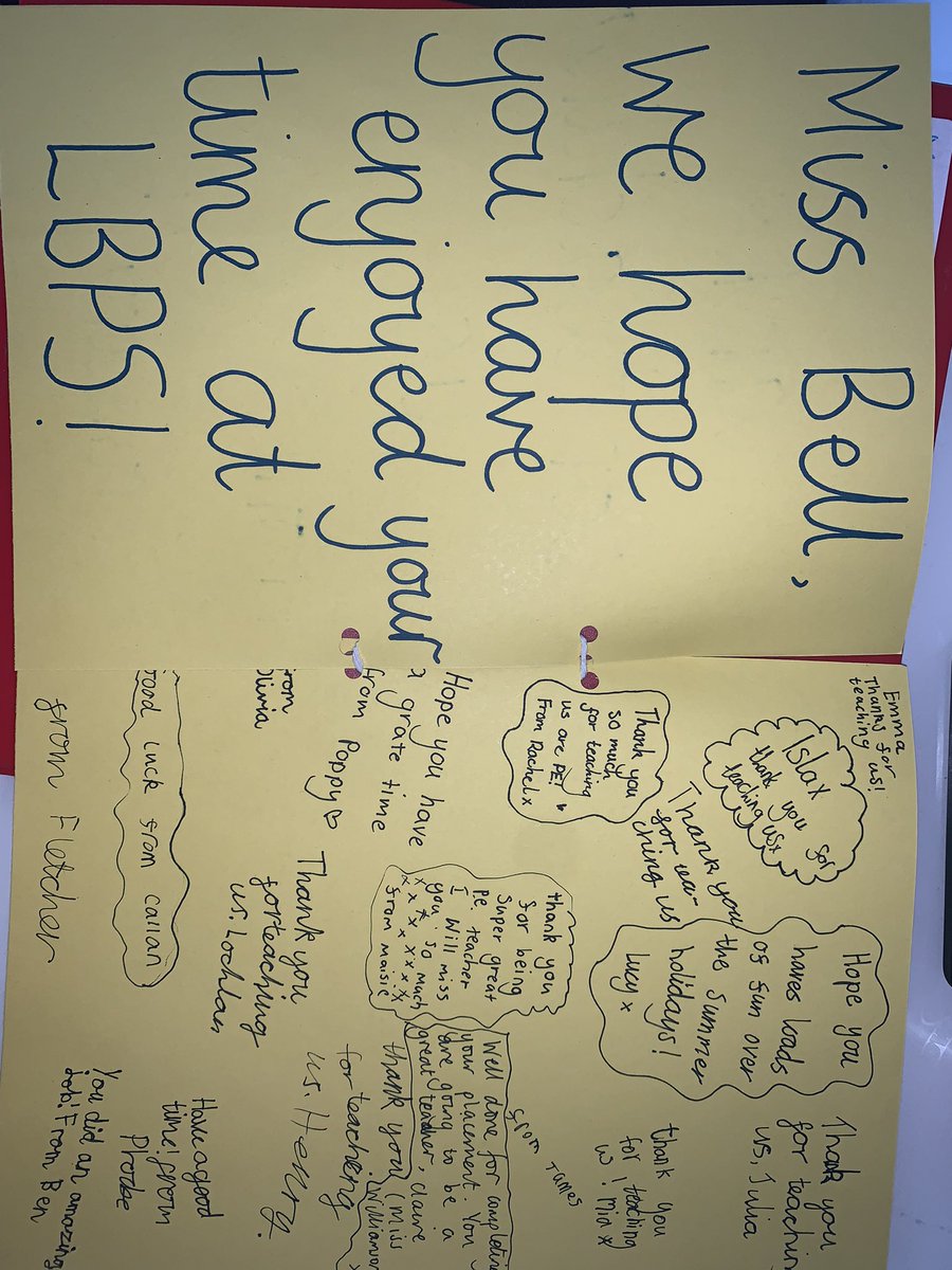1st year placement complete✅ Biggest thank you to Linlithgow bridge primary school and all the staff and pupils for being the most welcoming and giving me the best opportunities!!! What a way to start my teaching career😊 <a href="/LinlithBridgePS/">Linlithgow Bridge PS</a>