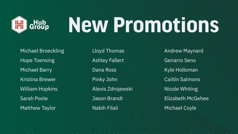 April marked promotions for these team members, congratulations all! #TheWayAhead #HubGroup50