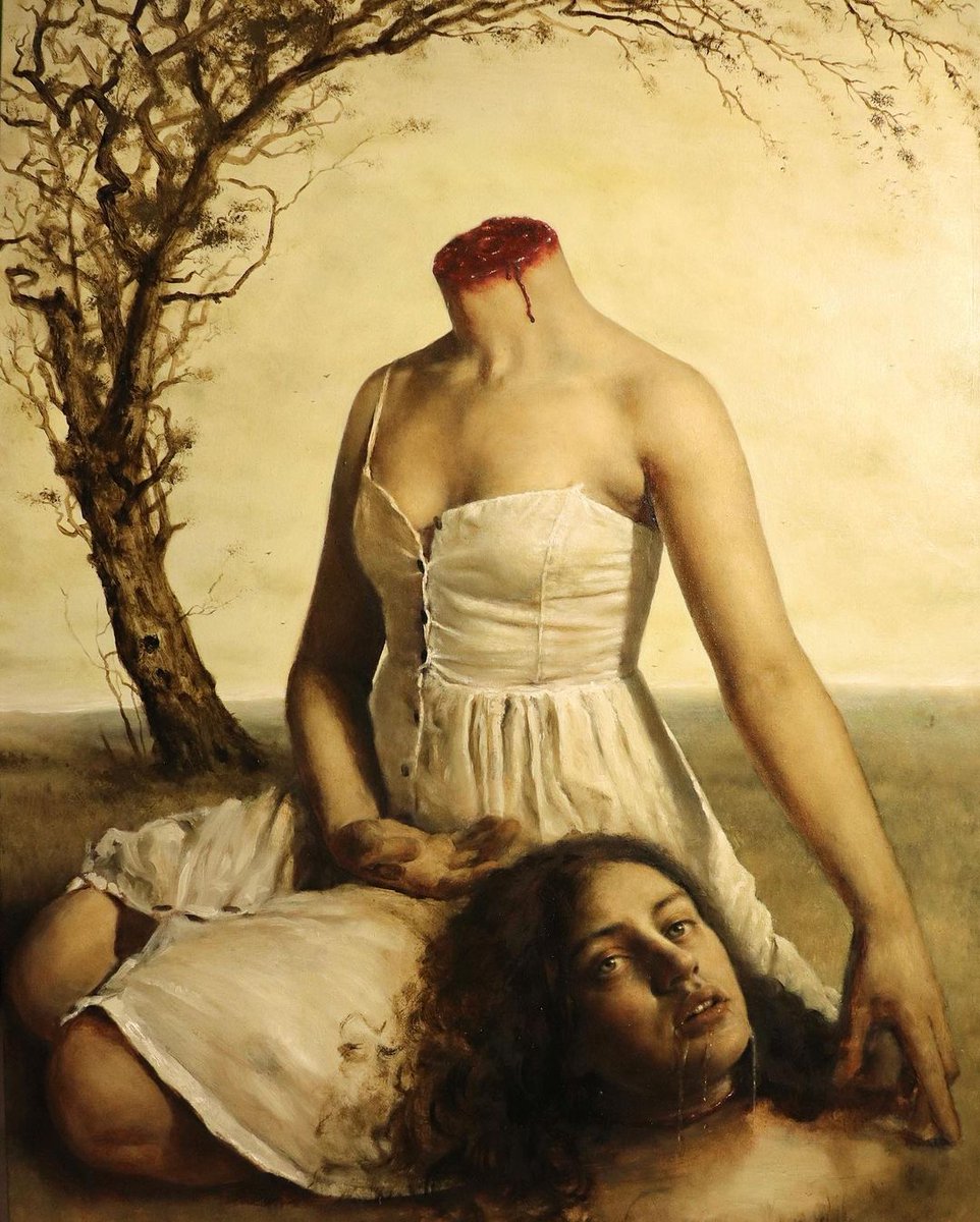 solisolsoli's tweet photo. Saint Winifred by Nick Senium https://t.co/vmVlERmwSj
