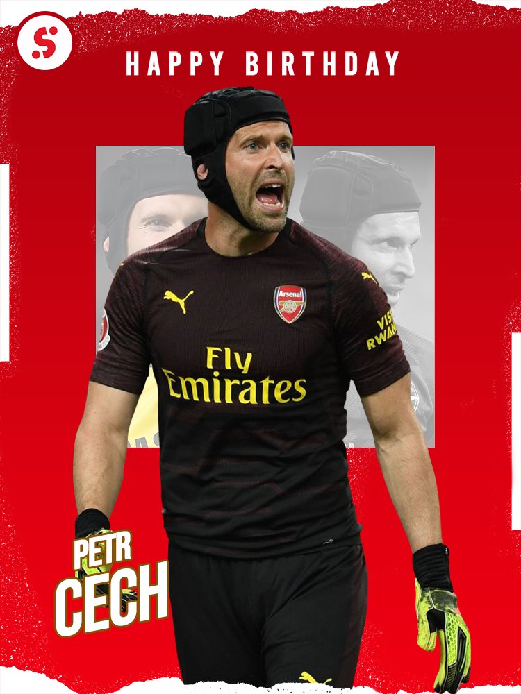 Happy 40th birthday to Petr Cech!  9  0  6  Games
3  9  7  Clean Sheets

Legend! 