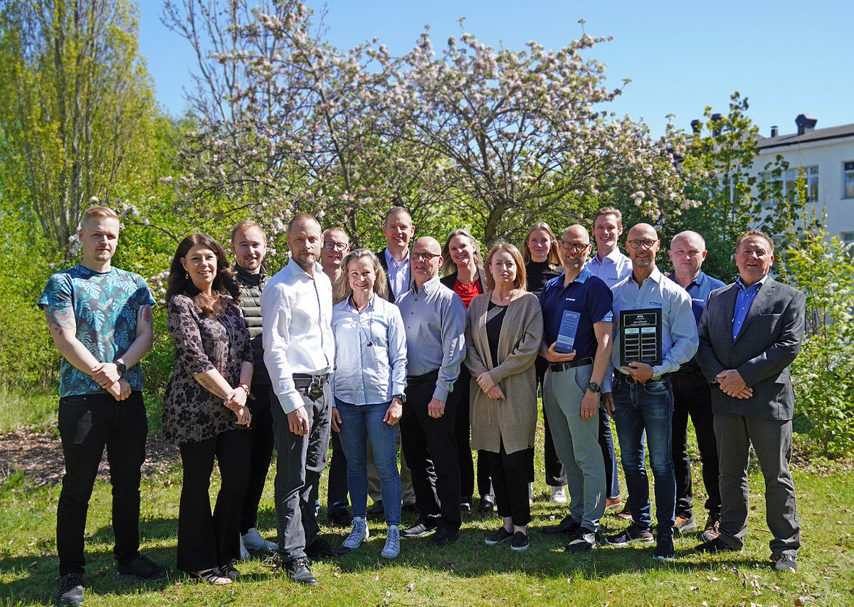 ottoexcellence's tweet photo. We would like to congratulate and thank the team at STIGAB Stig Ödlund AB for achieving our highest Executive Award level and Top Overall Distributor for their 2021 performance. 

#OTTOEngineering https://t.co/kLTd7kNL6z